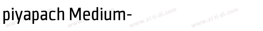 piyapach Medium字体转换